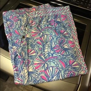 RARE Lilly Pulitzer 4 Target My Fans Palazzo Pant
